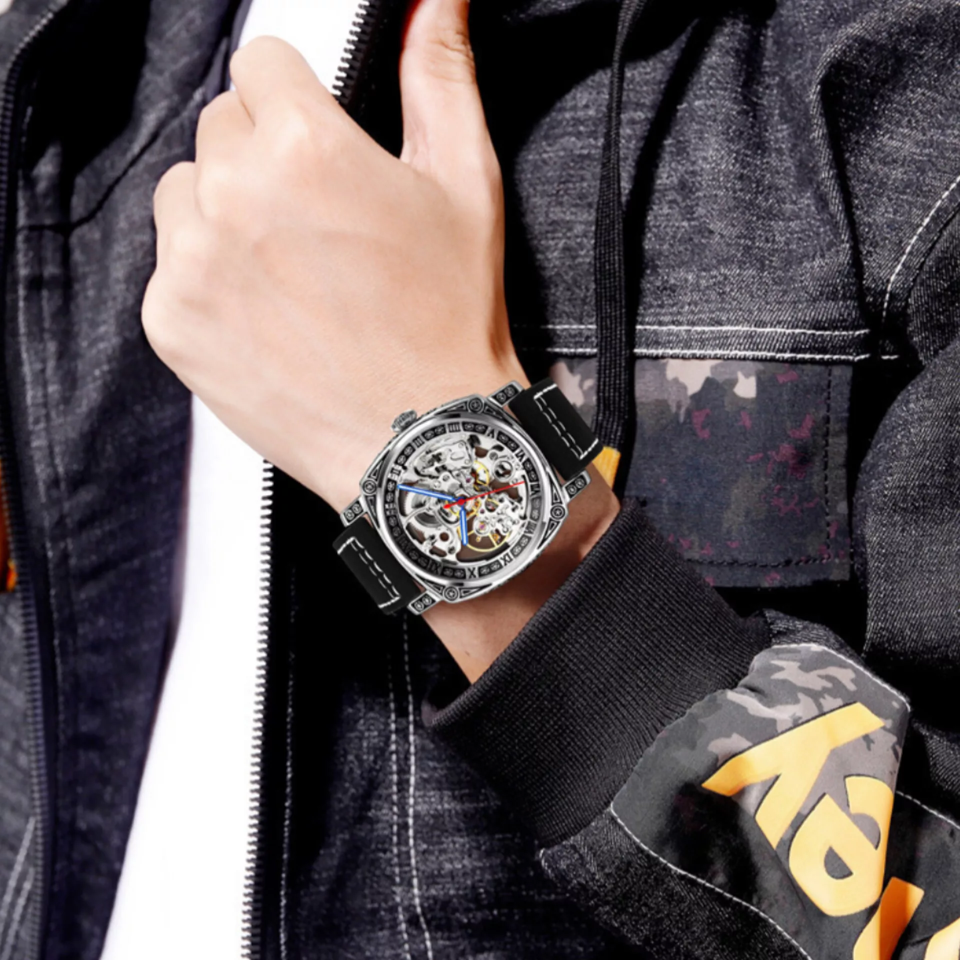 ساعت مچی عقربه‌ای اتوماتیک مردانه اسکمی مدل 9271