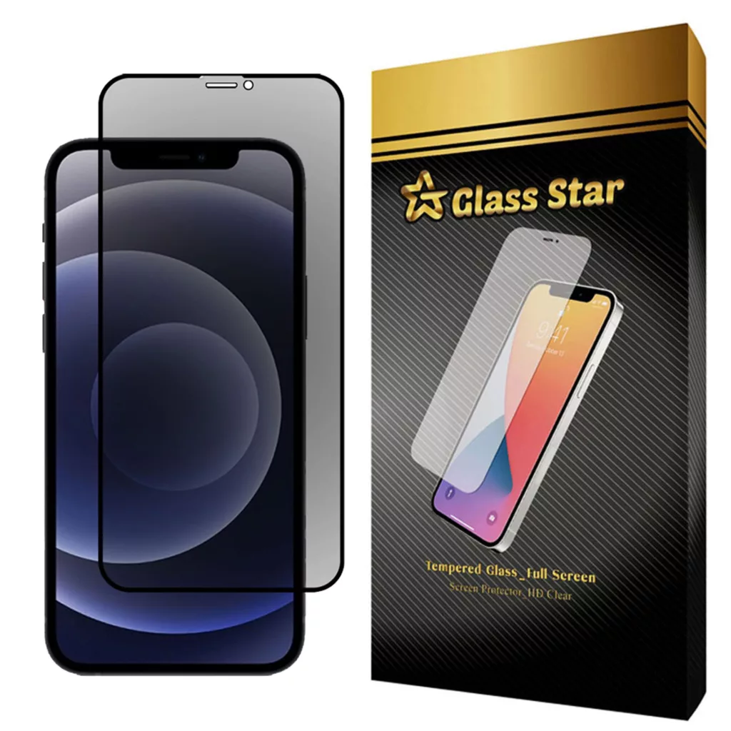 محافظ صفحه نمایش حریم شخصی گلس استار مدل PRF مناسب برای گوشی موبایل اپل iPhone 12 Pro