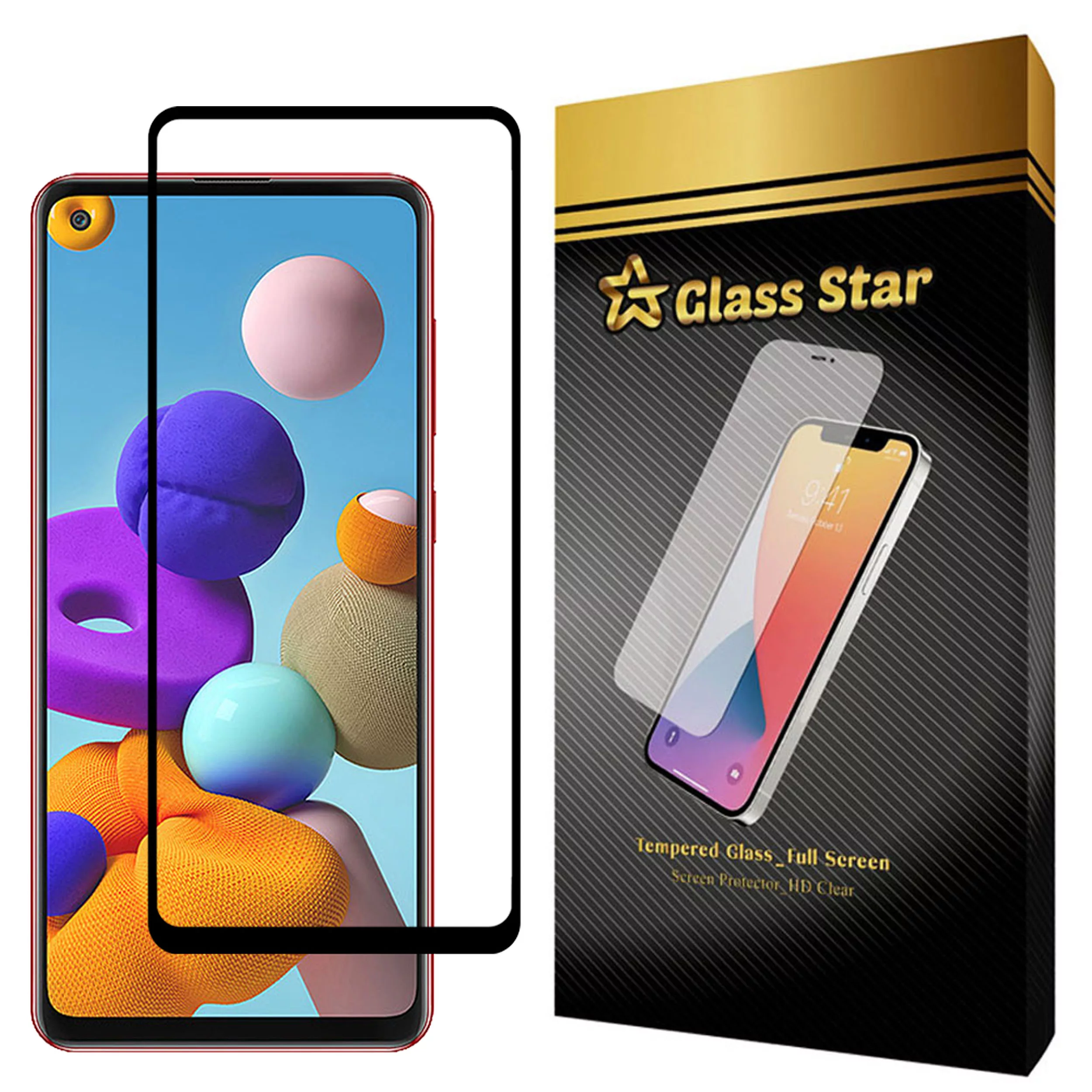 محافظ صفحه نمایش گلس استار مدل FGX مناسب برای گوشی موبایل سامسونگ Galaxy A21s محافظ صفحه نمایش گلس استار مدل FGX مناسب برای گوشی موبایل سامسونگ Galaxy A21s