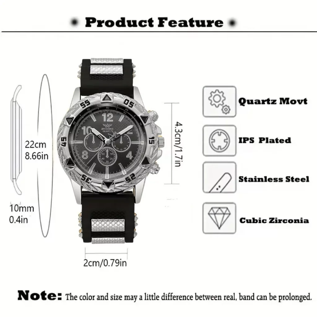 ساعت مچی عقربه‌ای مردانه ژوی مدل تک موتوره بند پیو کد 3