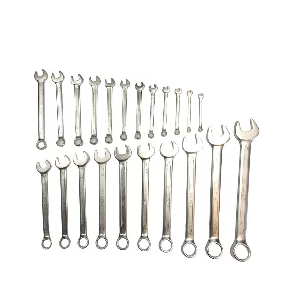 آچار یکسر تخت و یکسر رینگی آ-کرافت مدل 980322B مجموعه 22 عددی