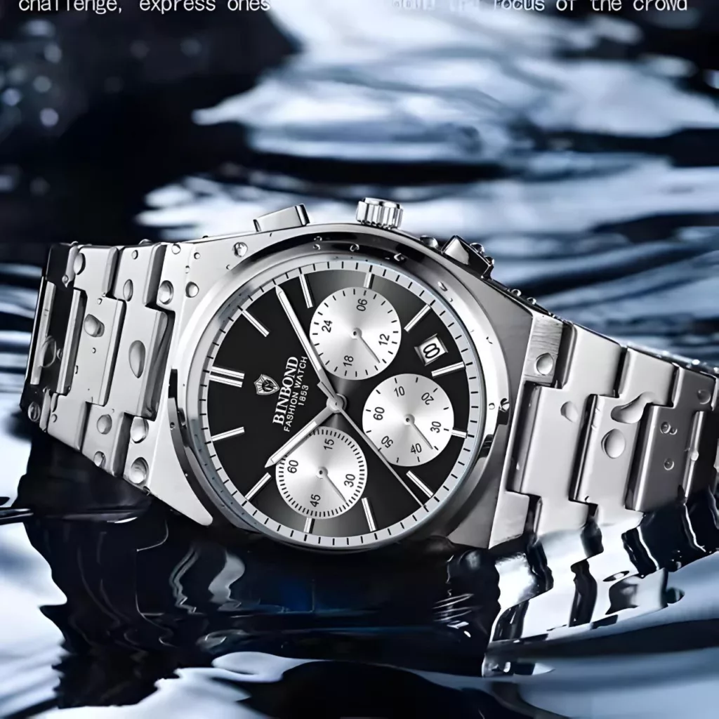 ساعت مچی عقربه‌ای کوارتز مردانه بین باند مدل سه موتور فعال کورنوگراف 1853 کد G_n5