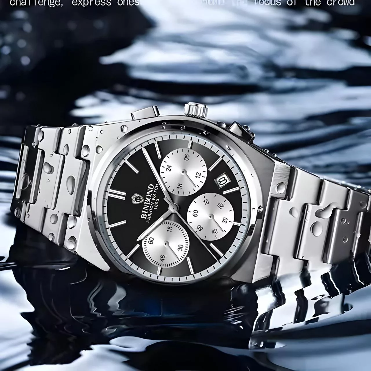 ساعت مچی عقربه‌ای کوارتز مردانه بین باند مدل سه موتور فعال کورنوگراف 1853 کد G_n5