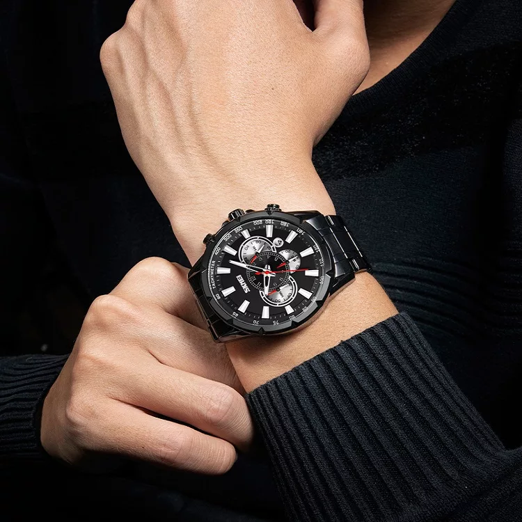 ساعت مچی عقربه‌ای کوارتز مردانه اسکمی مدل 9241BK