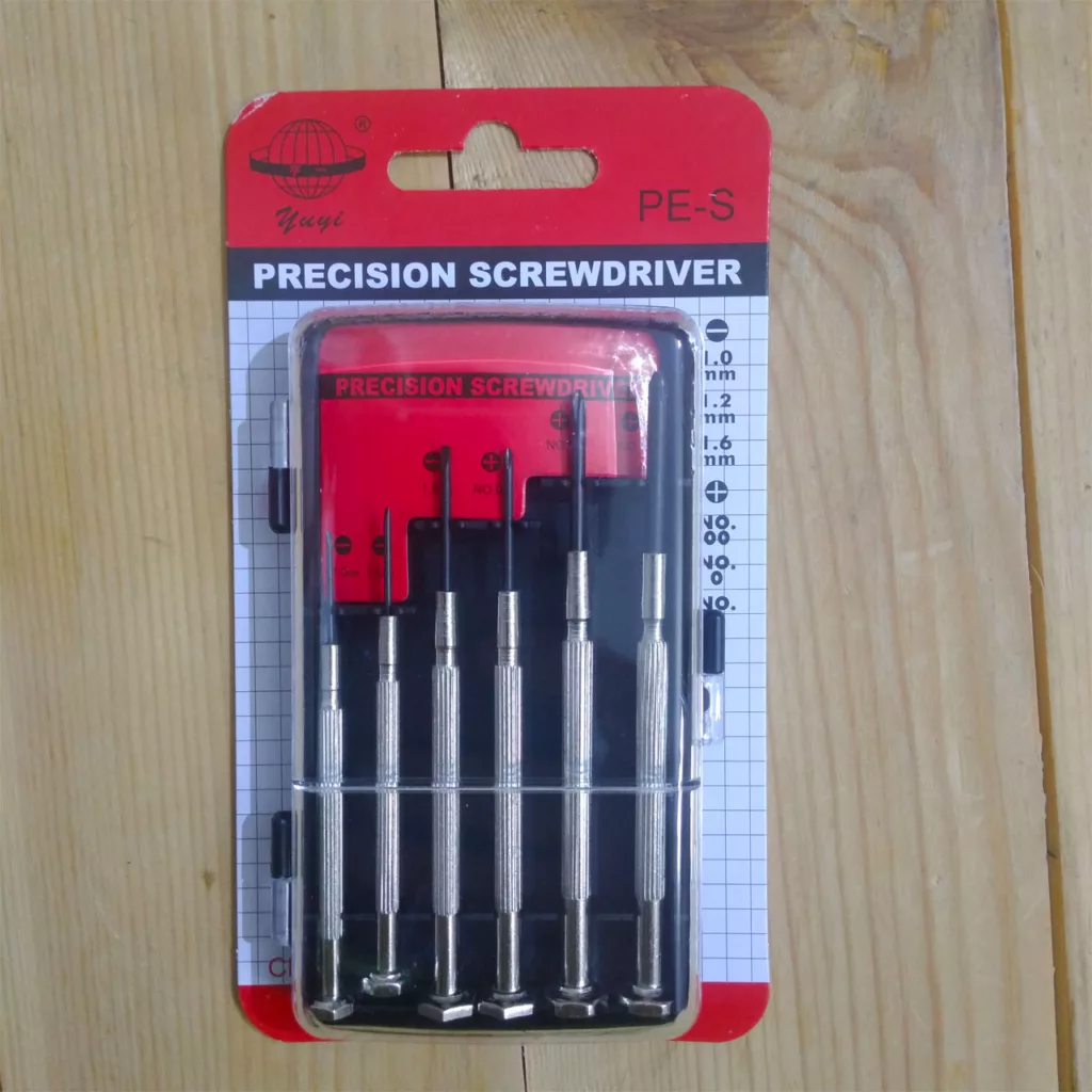 پیچ گوشتی ساعتی مدل pe-s بسته 6 عددی