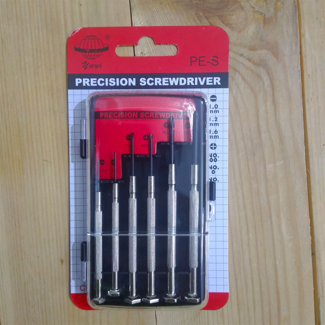 پیچ گوشتی ساعتی مدل pe-s بسته 6 عددی