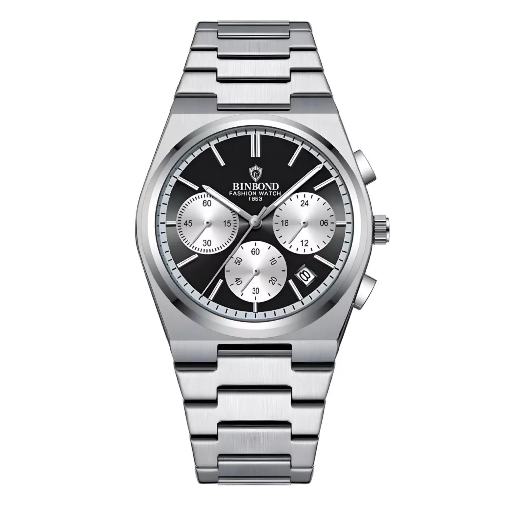 ساعت مچی عقربه‌ای کوارتز مردانه بین باند مدل سه موتور فعال کورنوگراف 1853 کد G_n5