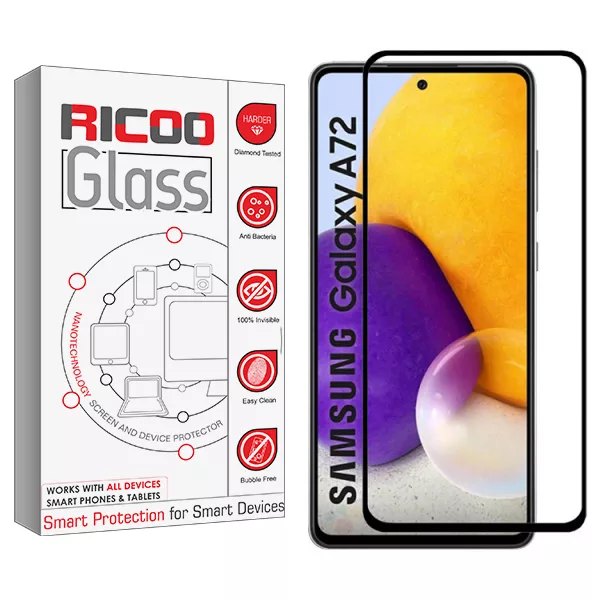 محافظ صفحه نمایش سرامیکی ریکوو مدل +HD مناسب برای گوشی موبایل سامسونگ Galaxy A72