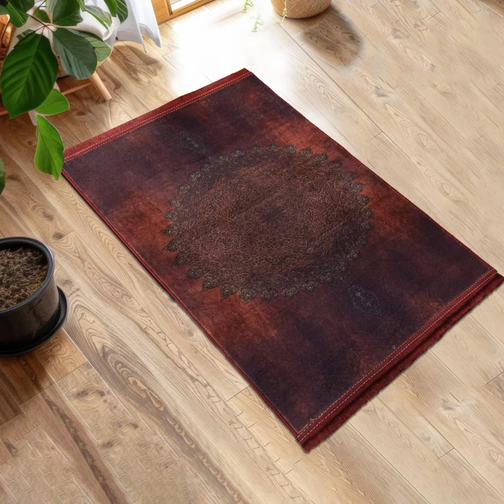 پادری طرح مستطیل کد E25 سایز 80×50 سانتی متر