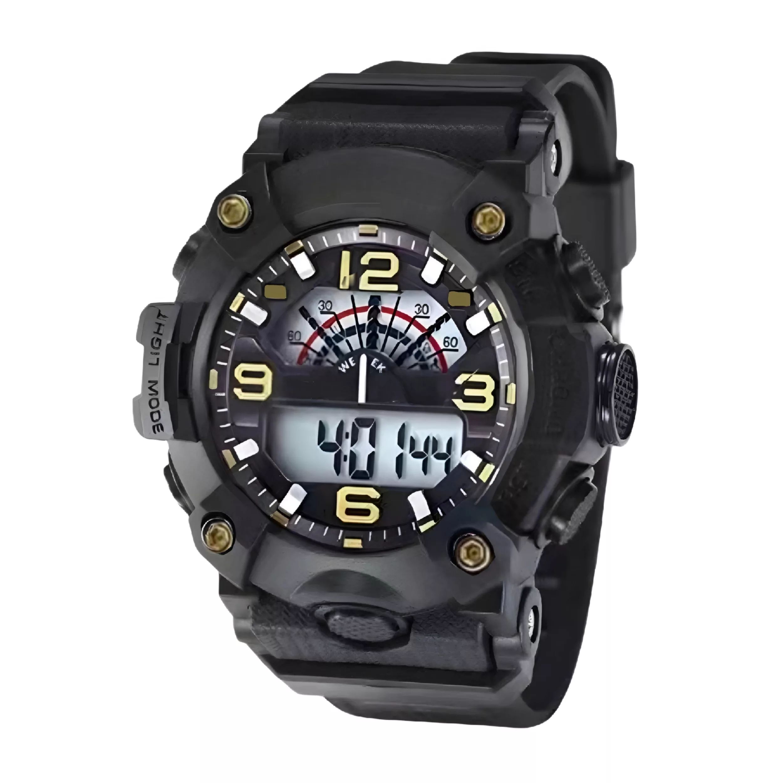 ساعت مچی دیجیتال مدل اسپرت تک زمانه بند پیو کرنوگراف کد EP1