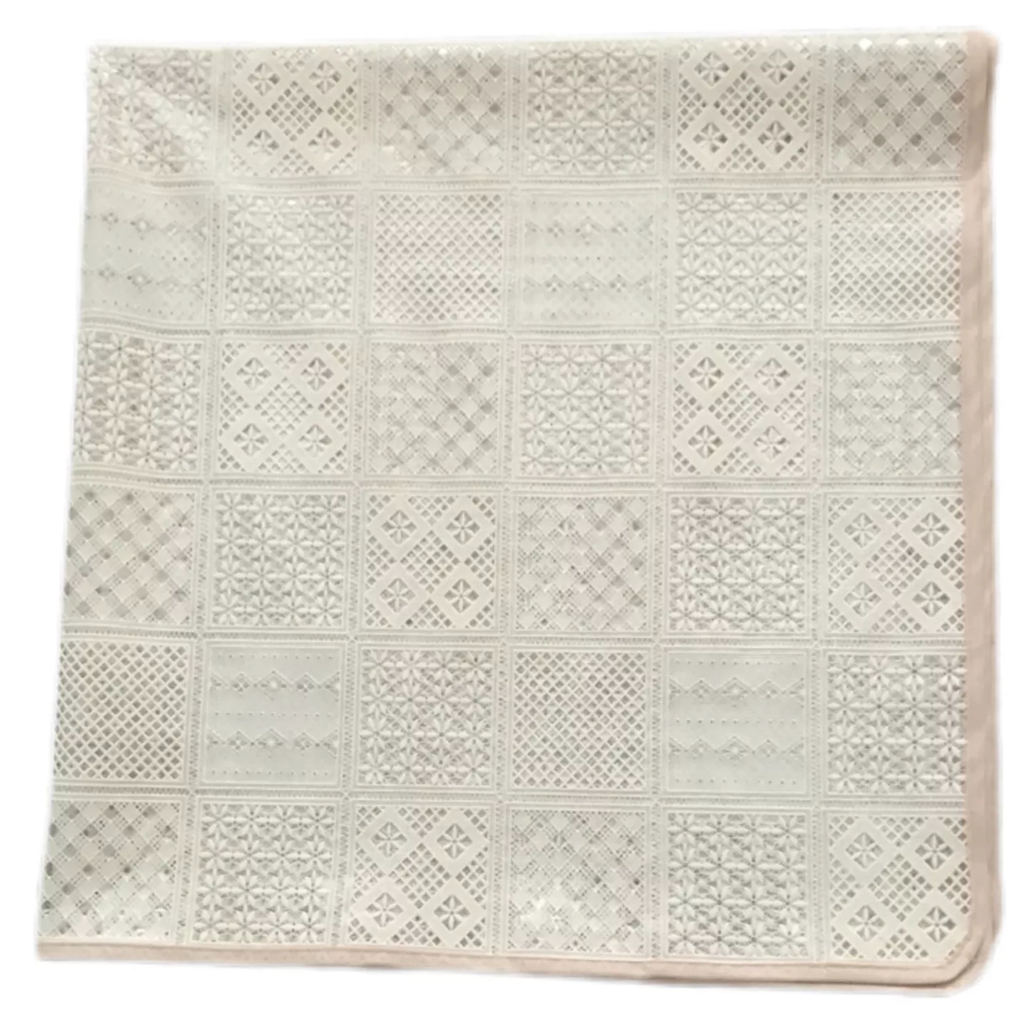 سفره 4 نفره مدل رویال طرح گیپور کد 05 سایز 100×100 سانتی متر