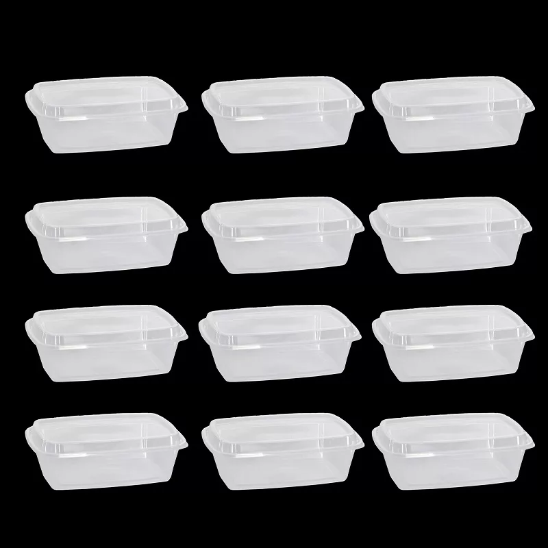 ظرف نگهدارنده پولاد پویش مدل مستطیل مجموعه 12 عددی