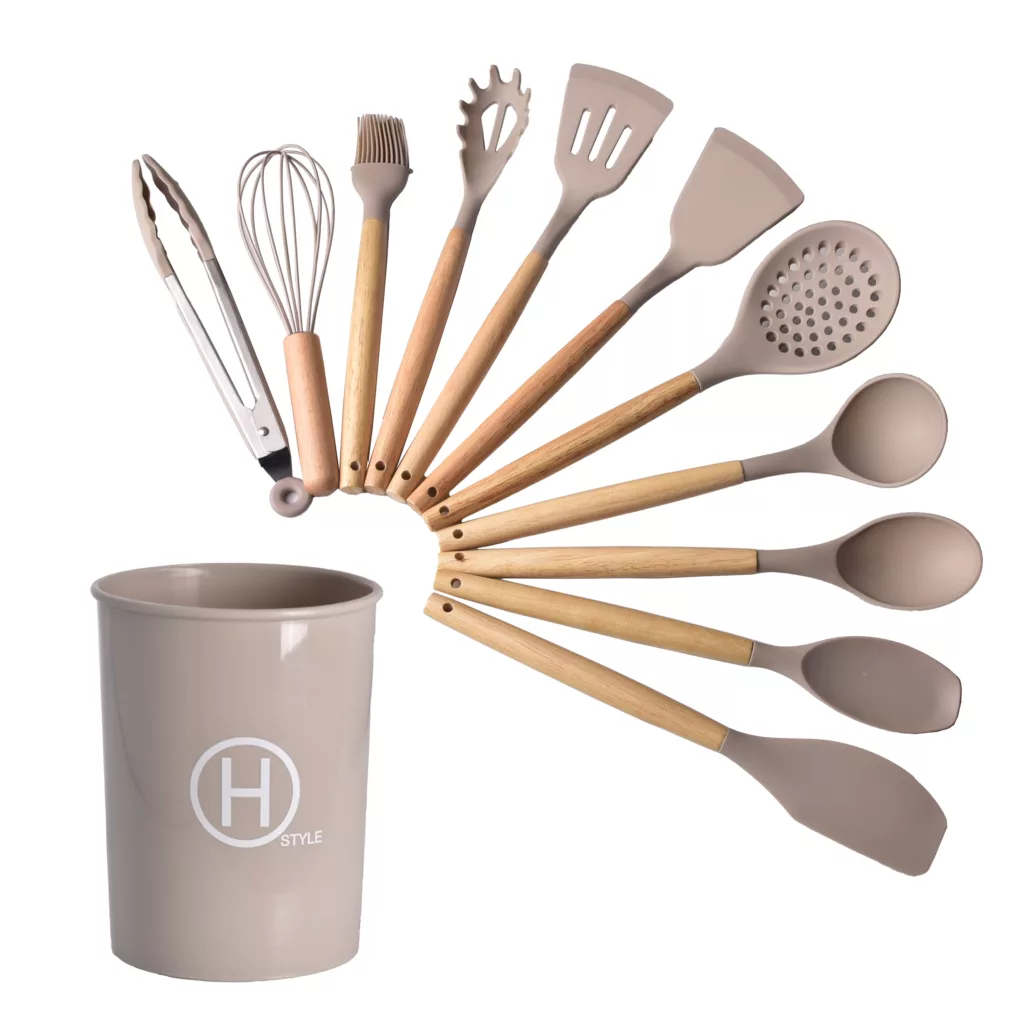 سرویس کفگیر و ملاقه 12 پارچه مدل H - STYLE