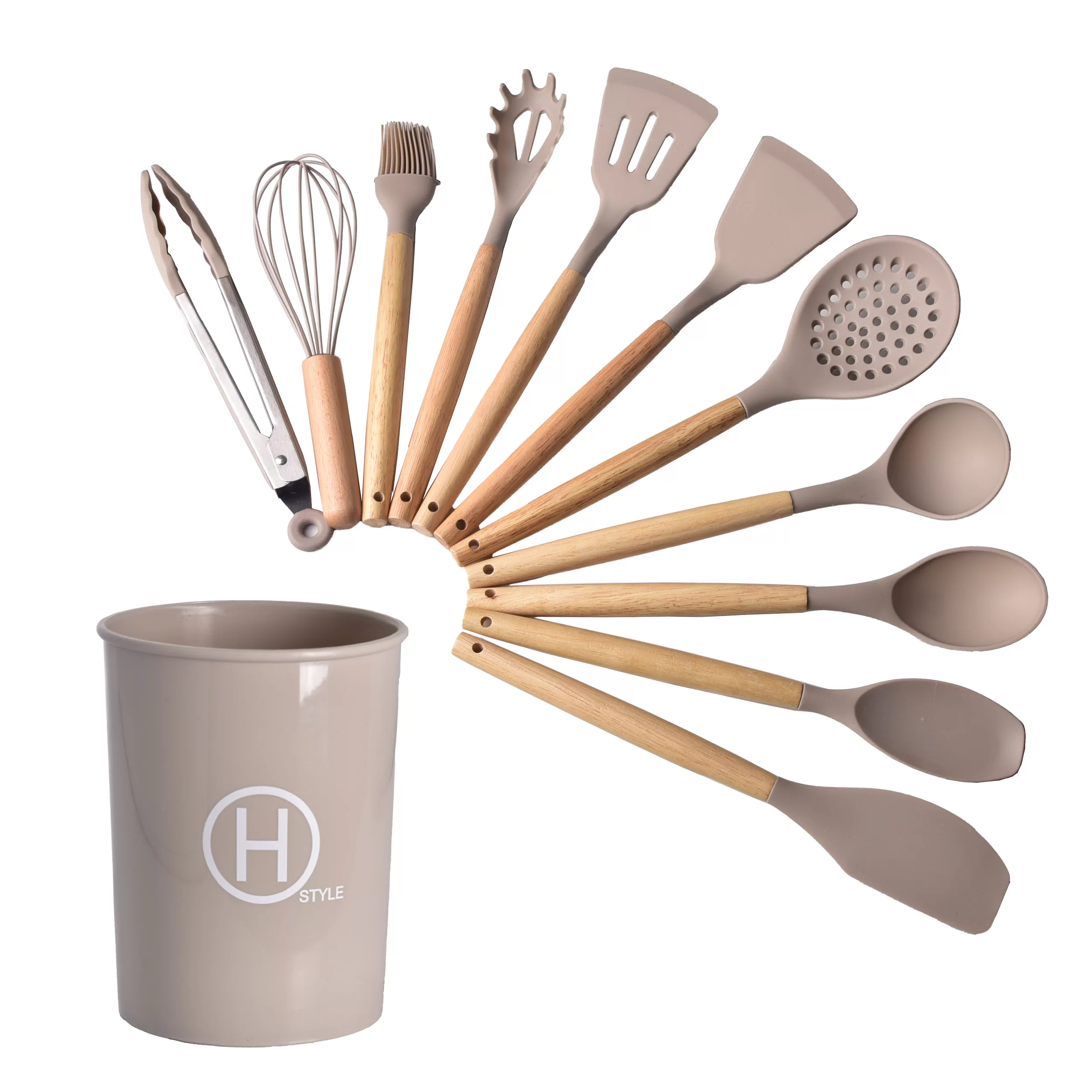 سرویس کفگیر و ملاقه 12 پارچه مدل H - STYLE