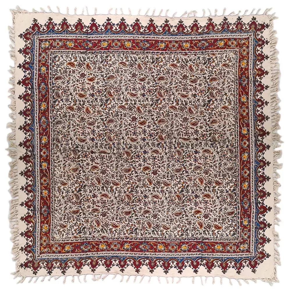 سفره 4 نفره طرح گل و بوته کد A.120