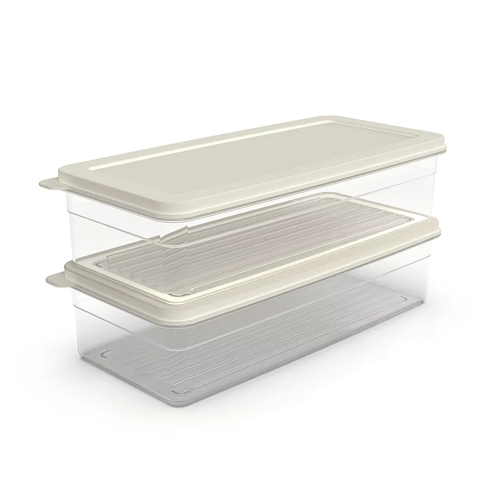 ظرف نگهدارنده ویرو پلاستیک مدل نیلا کد 1002 بسته 2 عددی