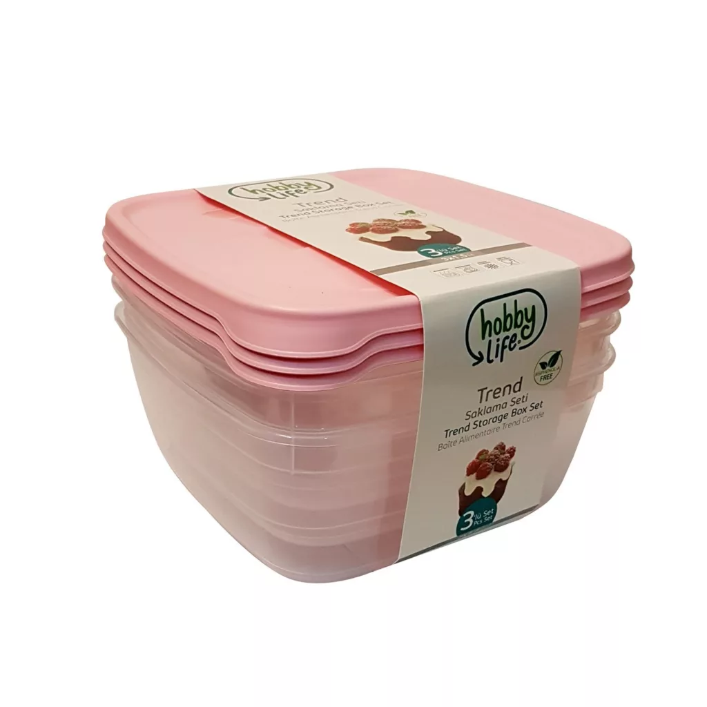ظرف نگهدارنده هوبی لایف مدل H-021039 بسته 3 عددی