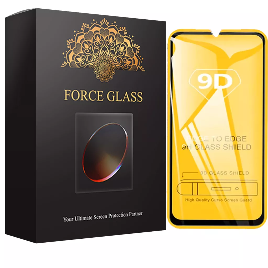 محافظ صفحه نمایش فورس گلس مدل 9DFulGlass مناسب برای گوشی موبایل سامسونگ Galaxy A40