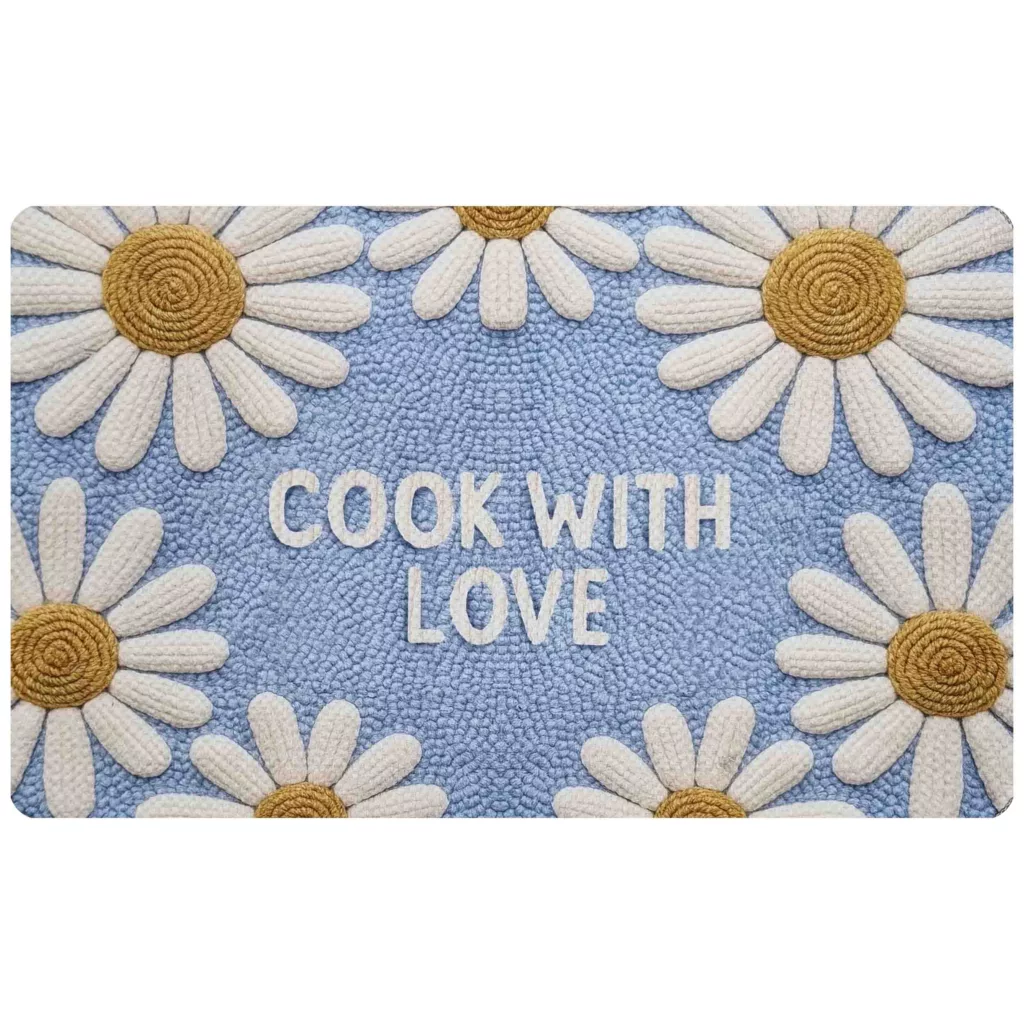 پادری مدل اسفنجی طرح ترک کد RS.202 سایز 70×50 سانتی‌متر مناسب برای فضای داخلی