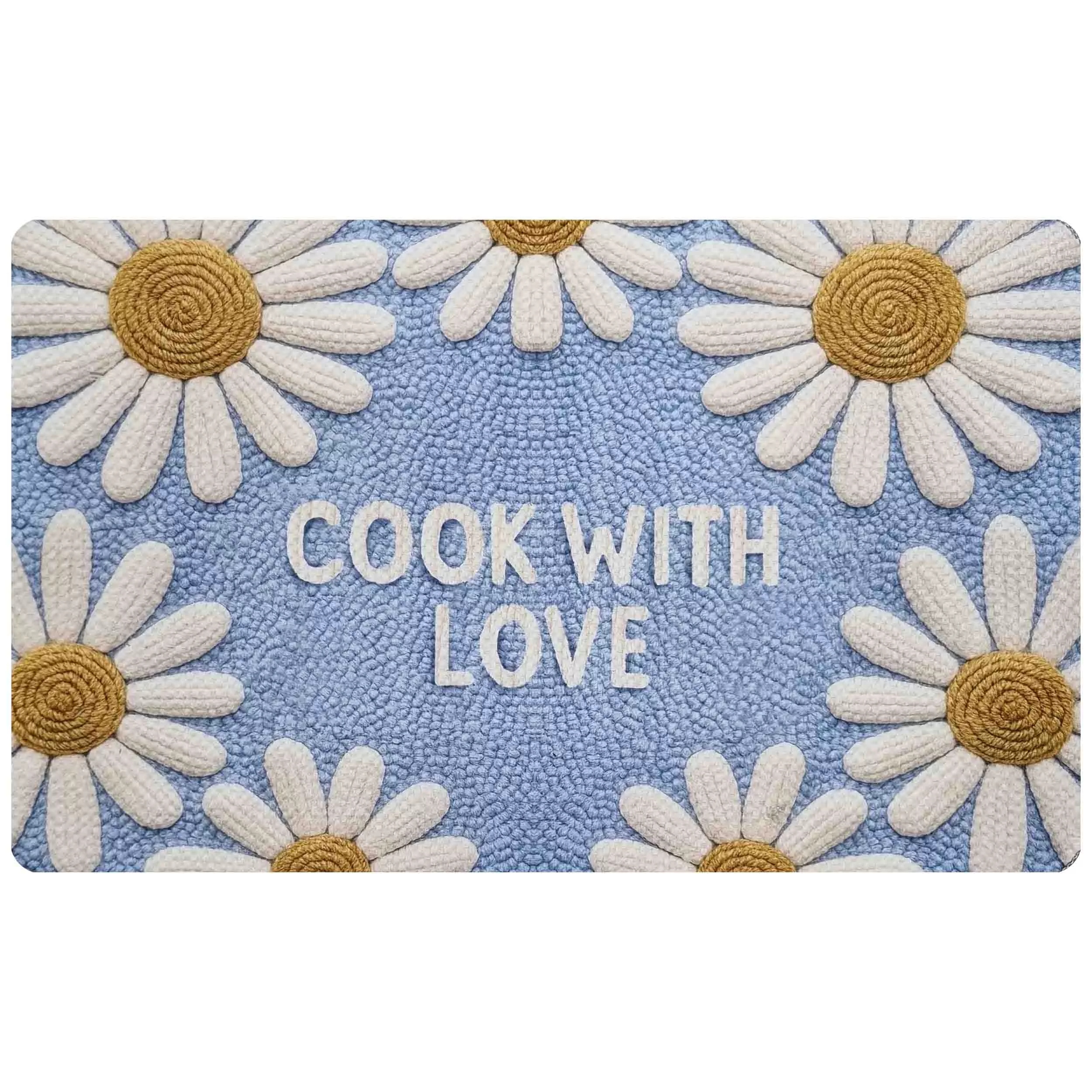 پادری مدل اسفنجی طرح ترک کد RS.202 سایز 70x50 سانتی‌متر مناسب برای فضای داخلی