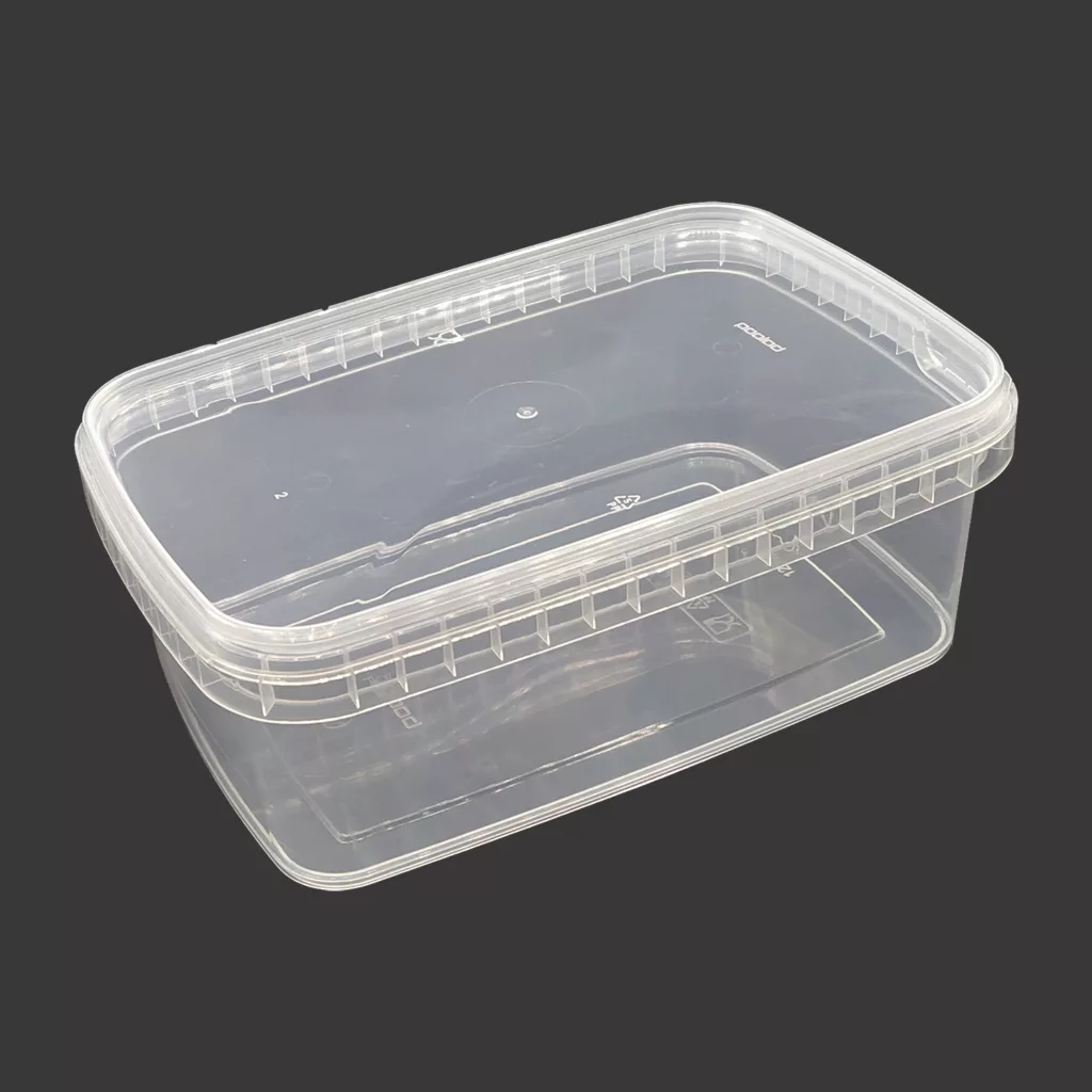 ظرف نگهدارنده پولاد پویش مدل فریزری کد 1200cc بسته 12 عددی