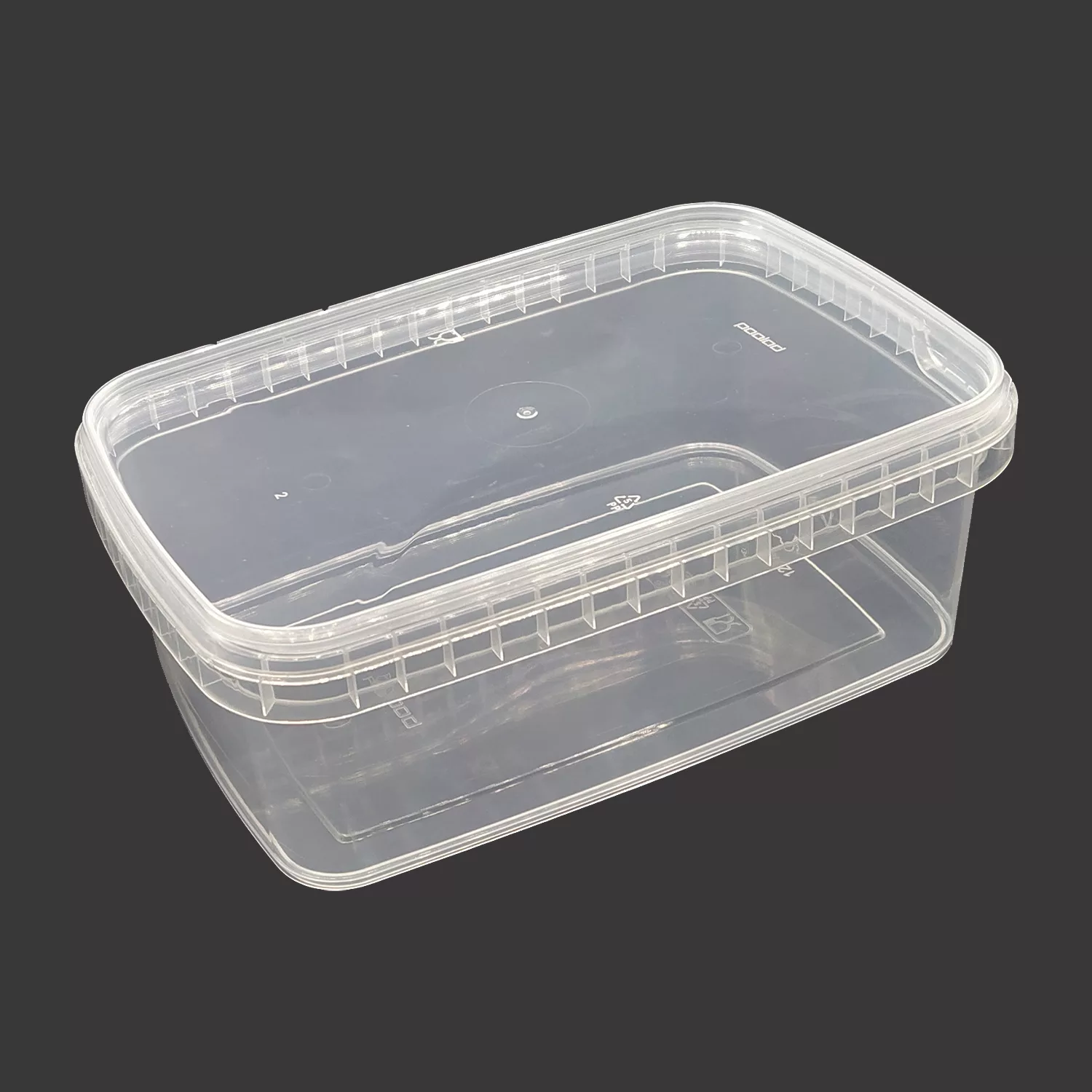 ظرف نگهدارنده پولاد پویش مدل فریزری کد 1200cc بسته 12 عددی