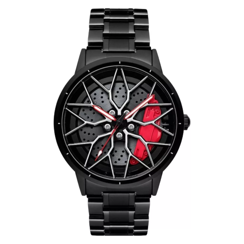 ساعت مچی عقربه‌ای مردانه کوارتز اسکمی مدل رینگ چرخان