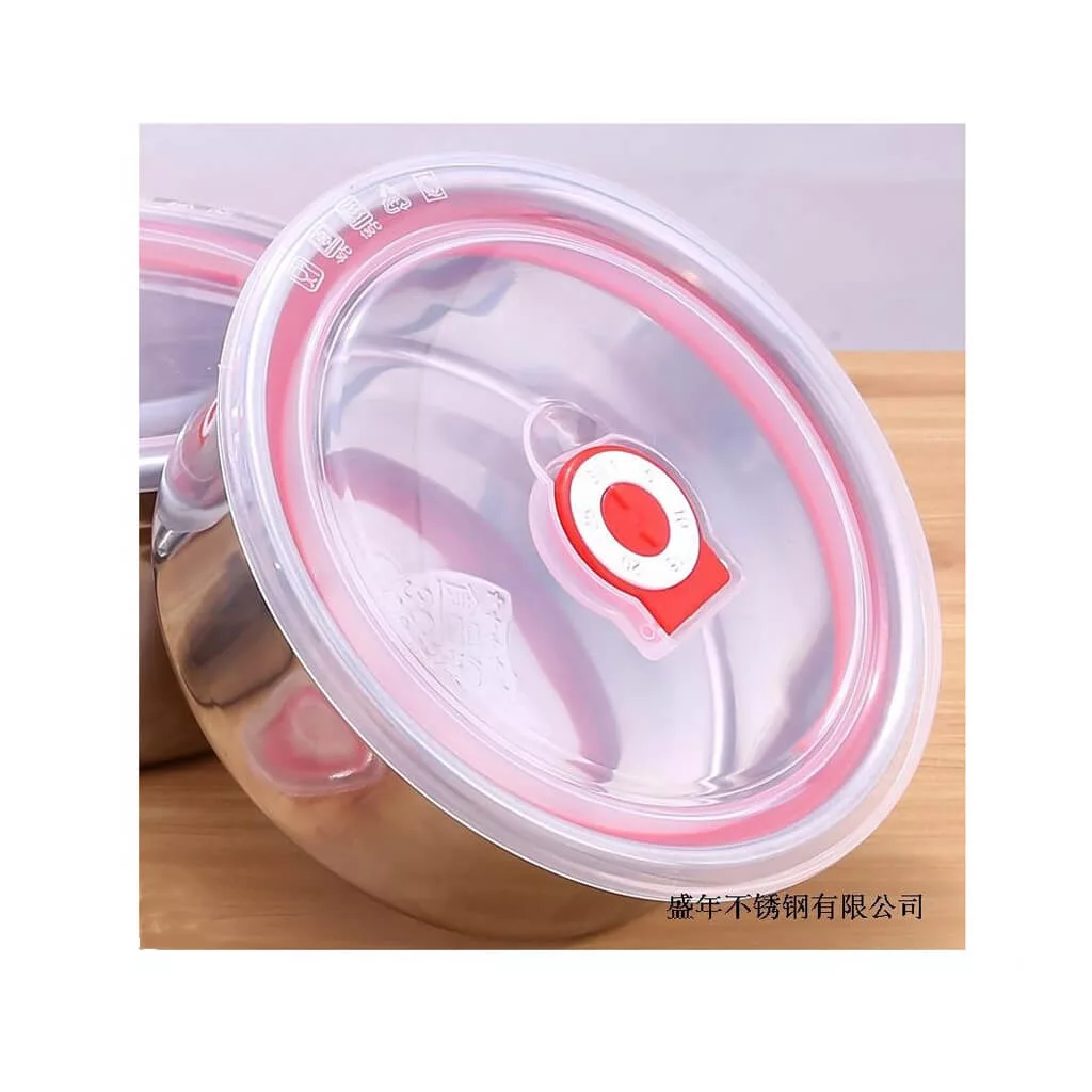 ظرف نگهدارنده غذا طرح دربدار و سوپاپدار مدل pe735 مجموعه 3 عددی