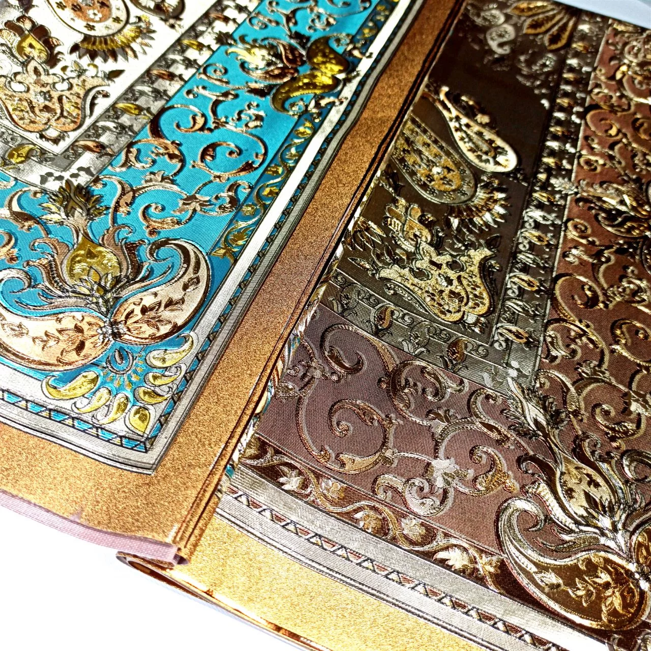 سفره چهار نفره طرح ترمه مدل پشت نخی