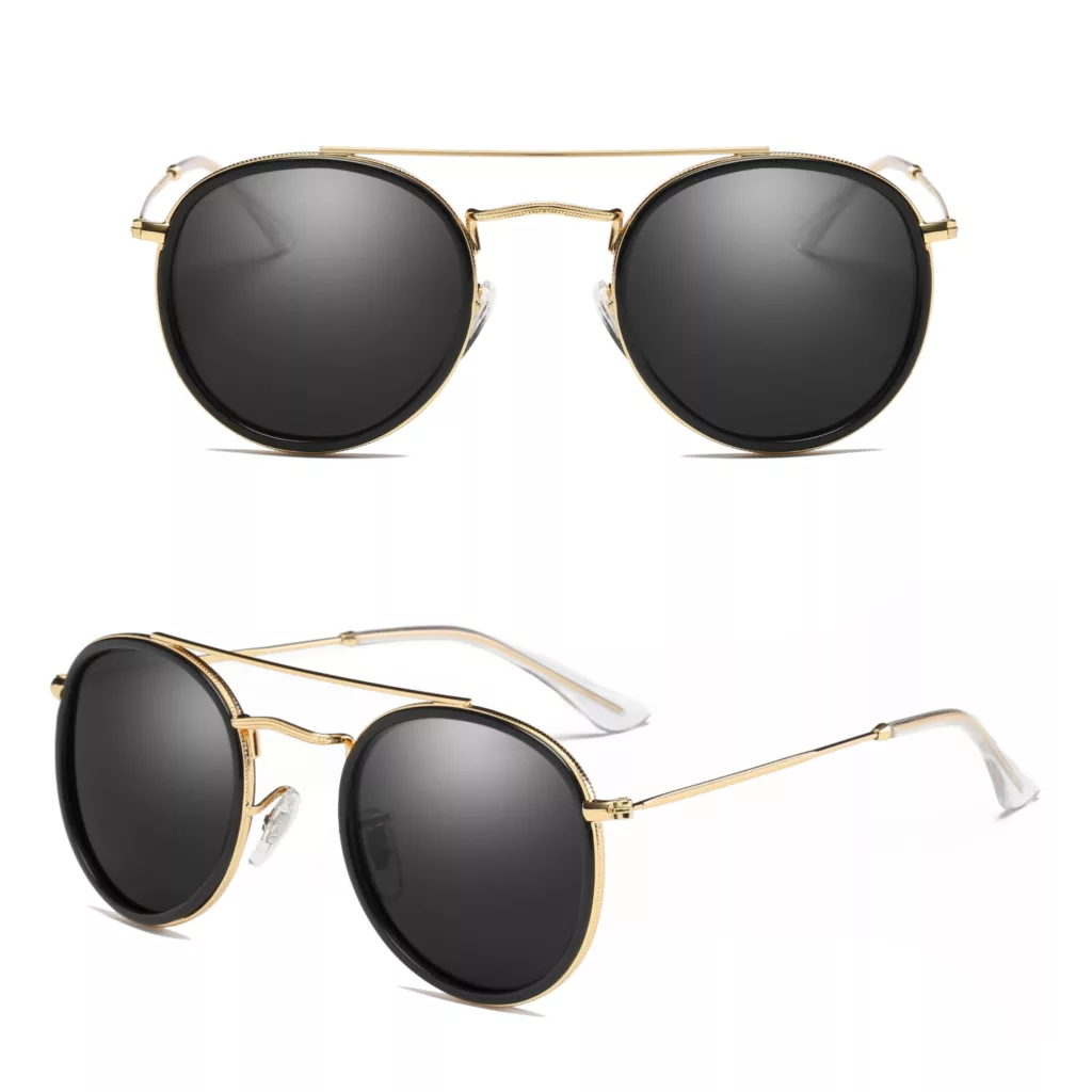 عینک آفتابی گرد مدل 0915 Amber Obsidian