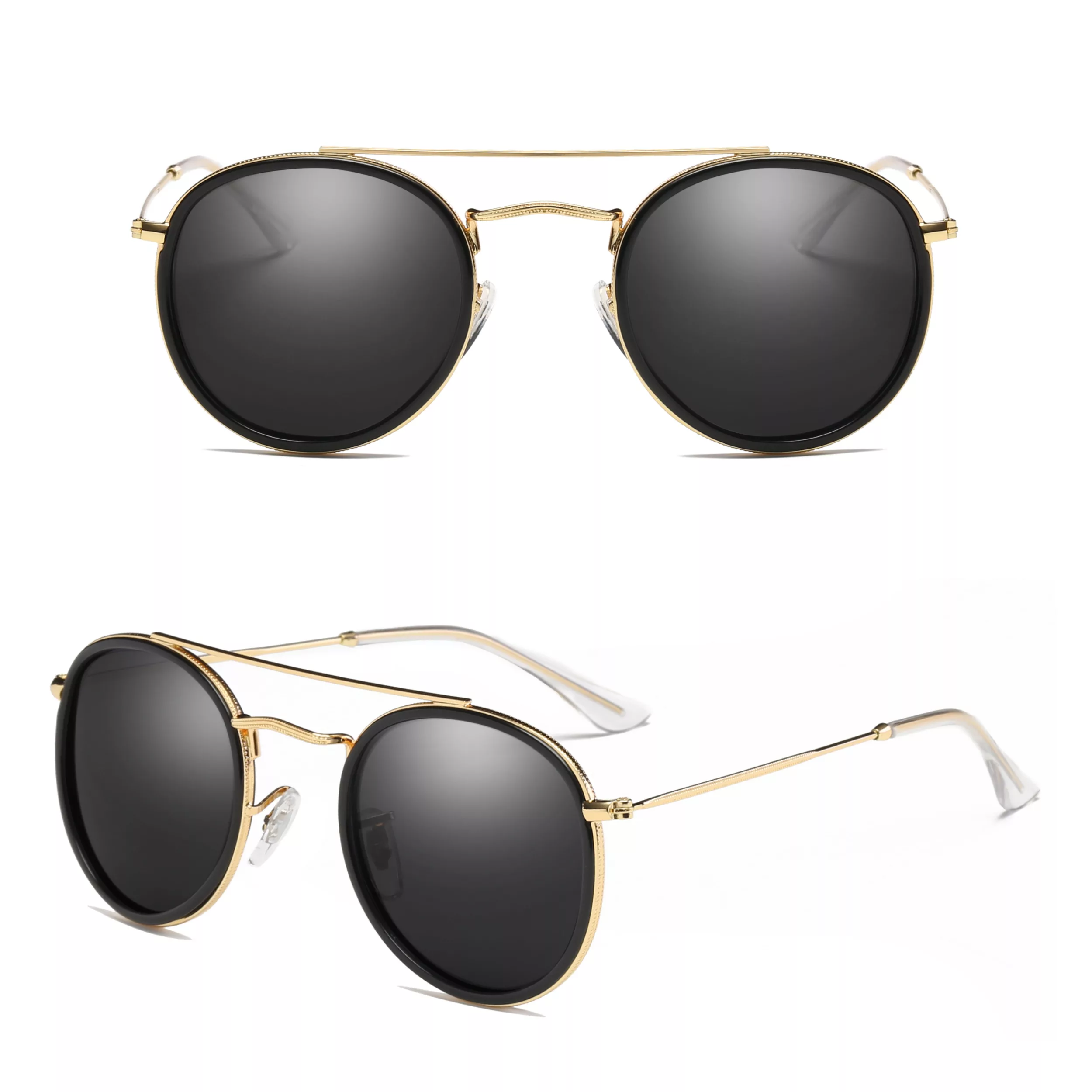 عینک آفتابی گرد مدل 0915 Amber Obsidian