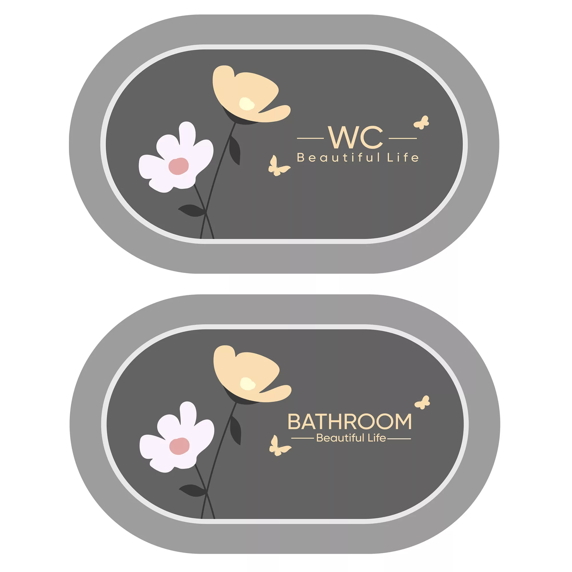 پادری مدل Ariana سایز 78x48 سانتی متر مجموعه 2 عددی