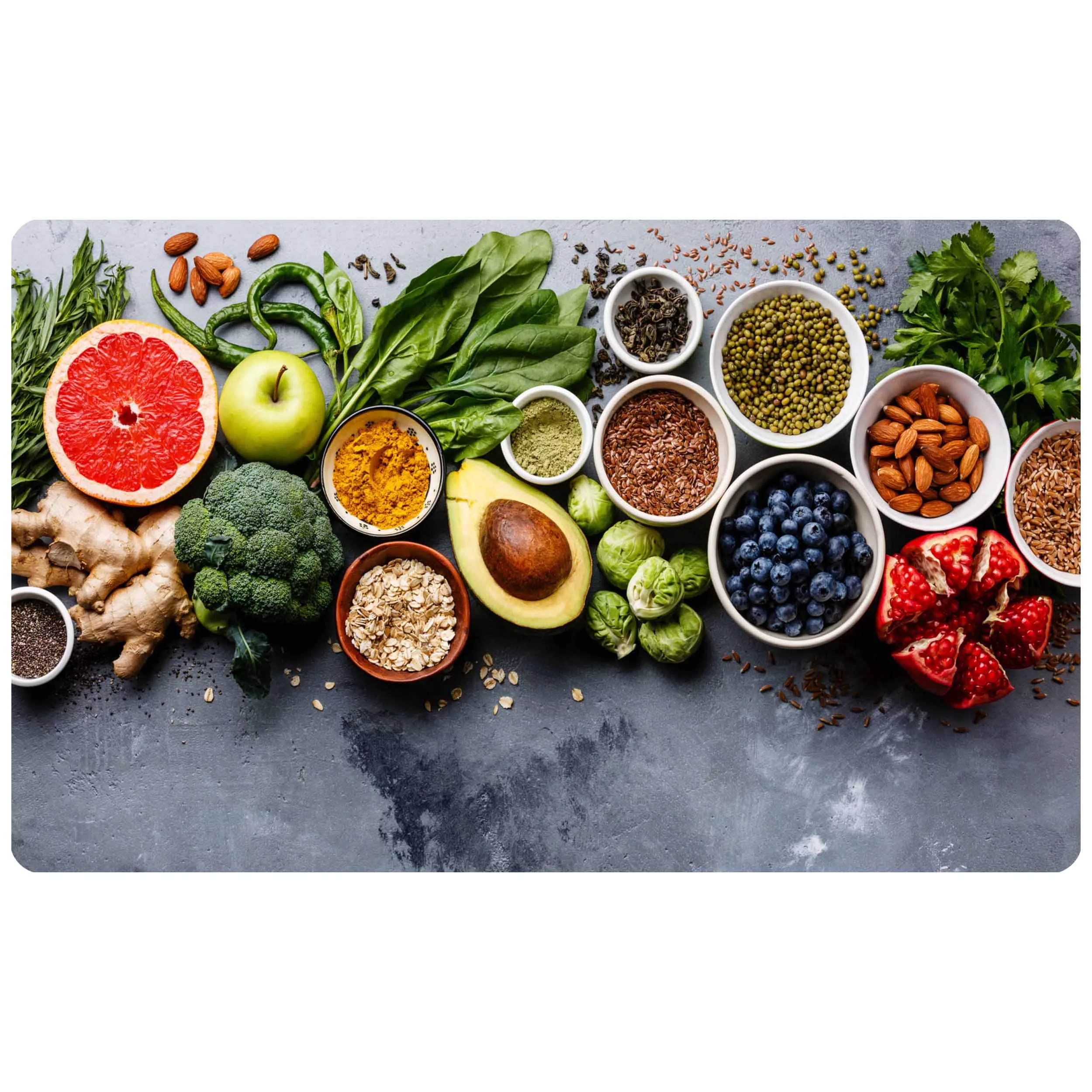 پادری طرح میوه کد m4/602 سایز 46×76 سانتی متر