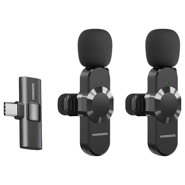 میکروفن بی سیم پرودو مدل lamphf3 با درگاه اتصال type c