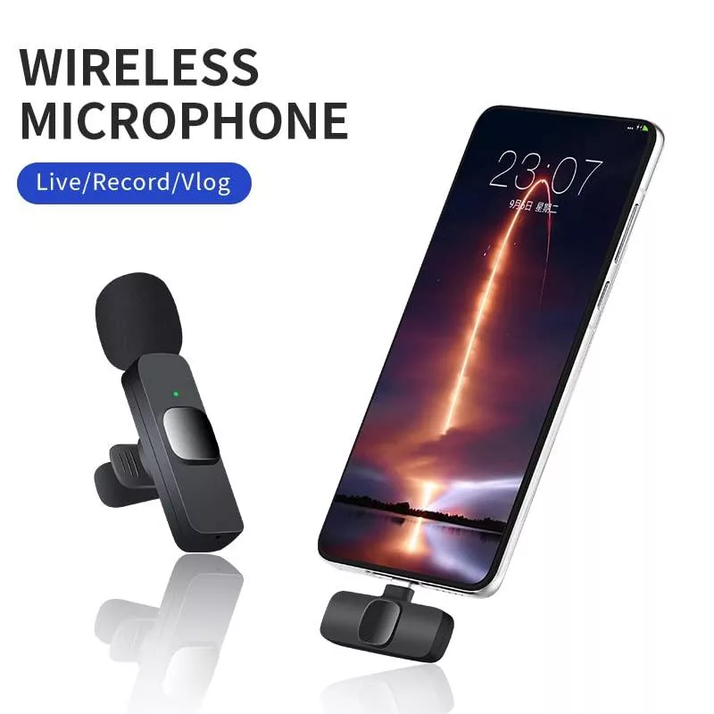 میکروفن بی سیم مدل k8 wireless microphone