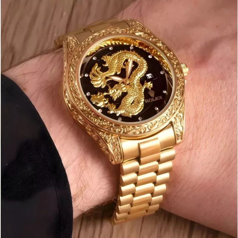 ساعت مچی عقربه‌ای مردانه  مدل دراگون08