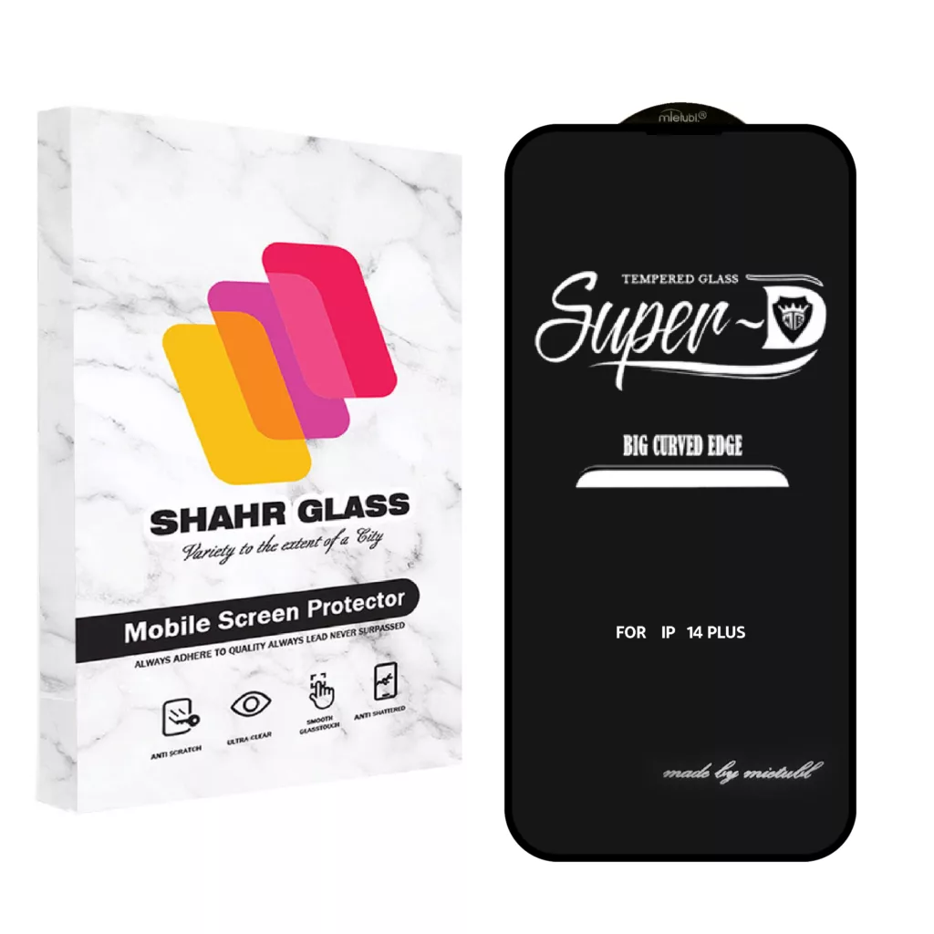 محافظ صفحه نمایش شهر گلس مدل SUPERD مناسب برای گوشی موبایل اپل iPhone 14 Plus