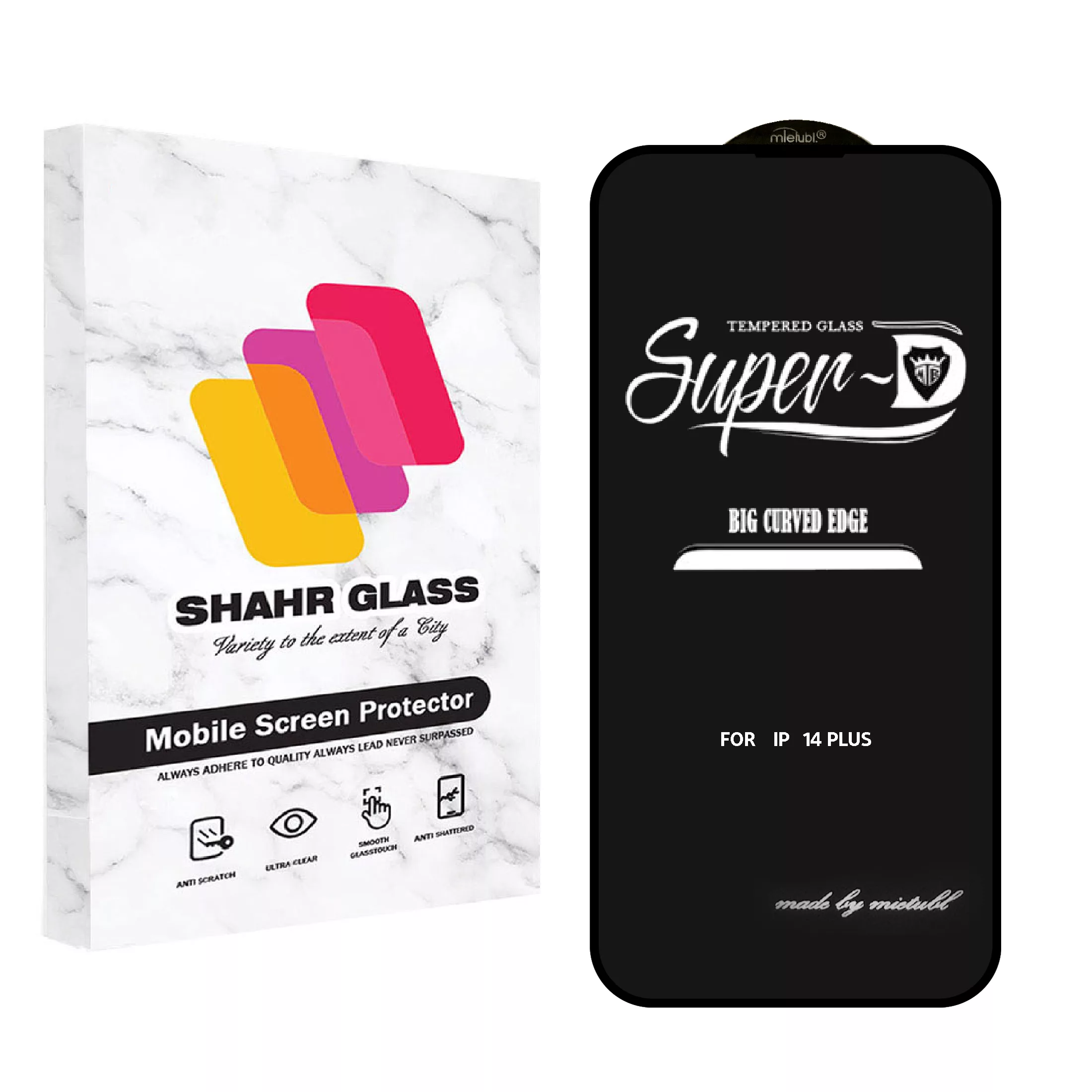 محافظ صفحه نمایش شهر گلس مدل SUPERD مناسب برای گوشی موبایل اپل iPhone 14 Plus