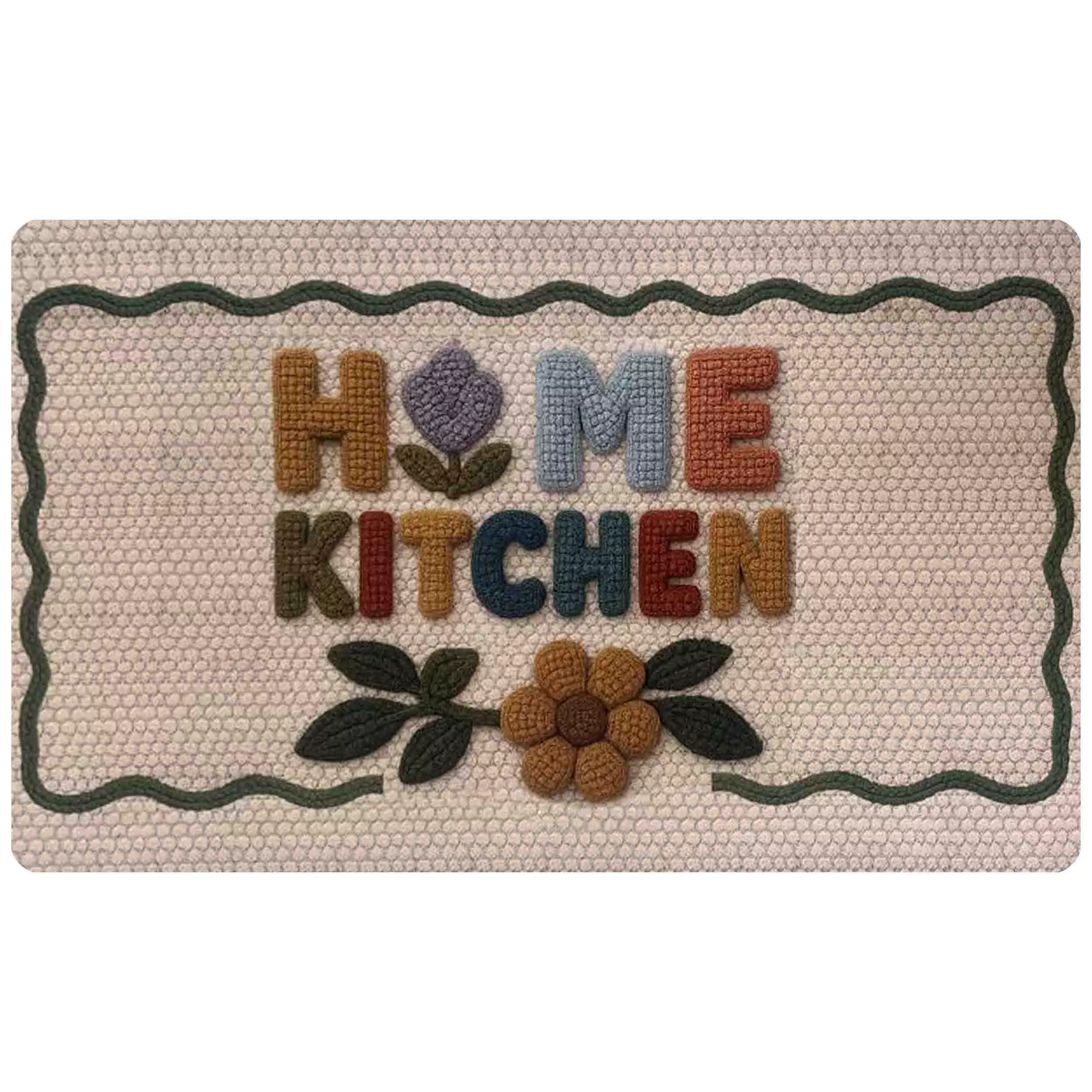 پادری مدل مخمل اسفنجی کد R/101 سایز 70x50 سانتی‌متر مناسب برای فضای داخلی