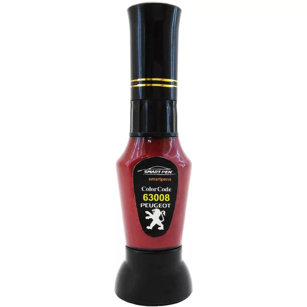 قلم خشگیر بدنه خودرو اسمارت پن رنگ عنابی (شرابی) پژو ایران خودرو کد 63008 حجم 15 میلی لیتر