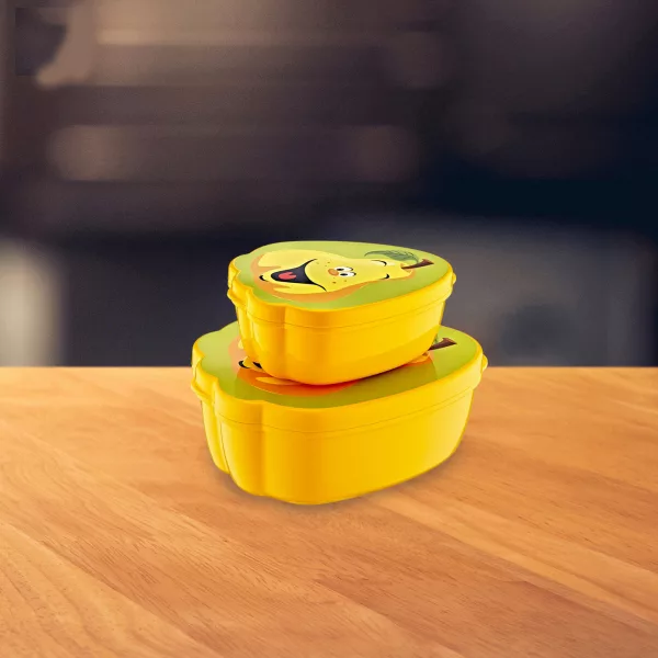 ظرف نگهدارنده هوبی لایف مدل Funny کد 021179 بسته دو عددی