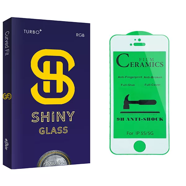 محافظ صفحه نمایش سرامیکی آتوچبو مدل Shiny مناسب برای گوشی موبایل اپل iPhone 5s
