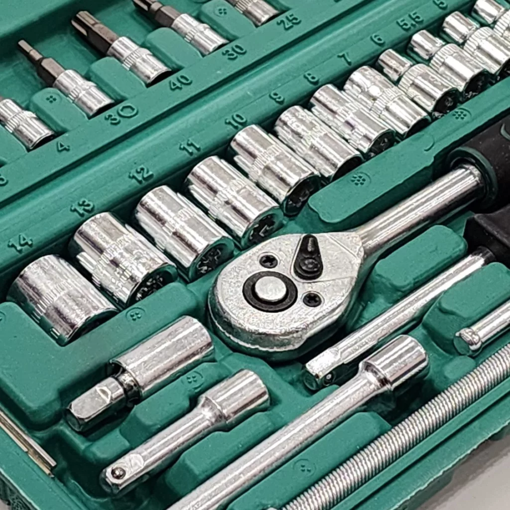 آچار بکس اوکی مدل ایکس مجموعه 46 عددی