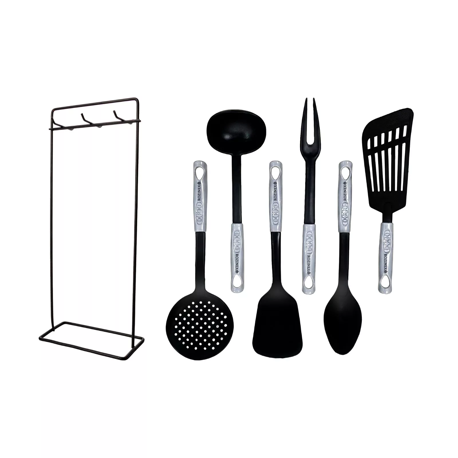 سرویس کفگیر و ملاقه 6 پارچه مدل پرایم به همراه استند سرویس کفگیر و ملاقه 6 پارچه مدل پرایم به همراه استند