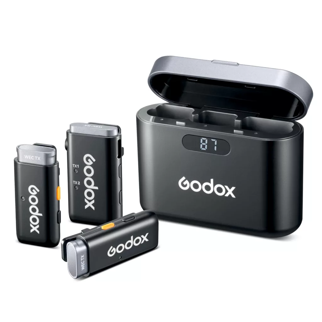 ست میکروفن بی سیم گودکس مدل WEC Kit2 با درگاه اتصال جک ۳.۵ میلی‌متری