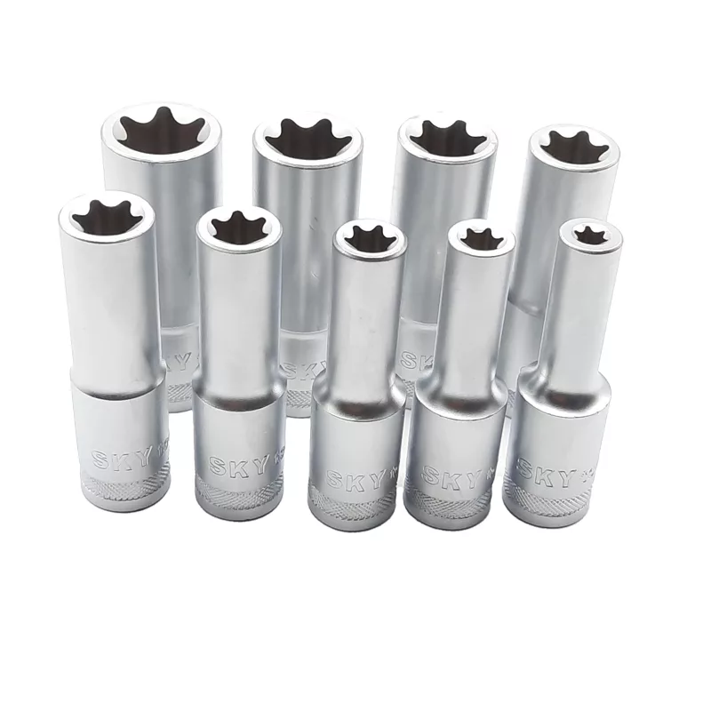 آچار بکس ستاره ای اس کای مدل 7109ED مجموعه 9 عددی