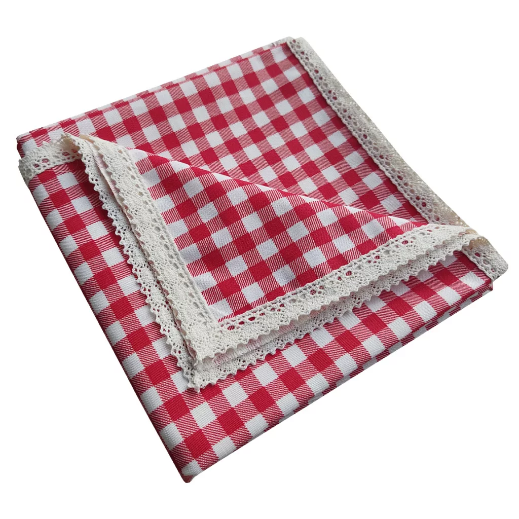 سفره 4 نفره نساجی دُر هنر یزد مدل توپی cotton-ghm سایز 90×90 سانتی متر