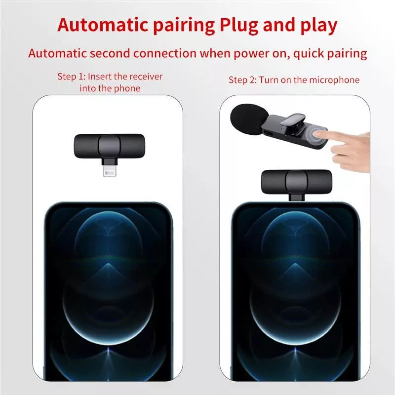 میکروفن بی سیم مدل k8 wireless microphone