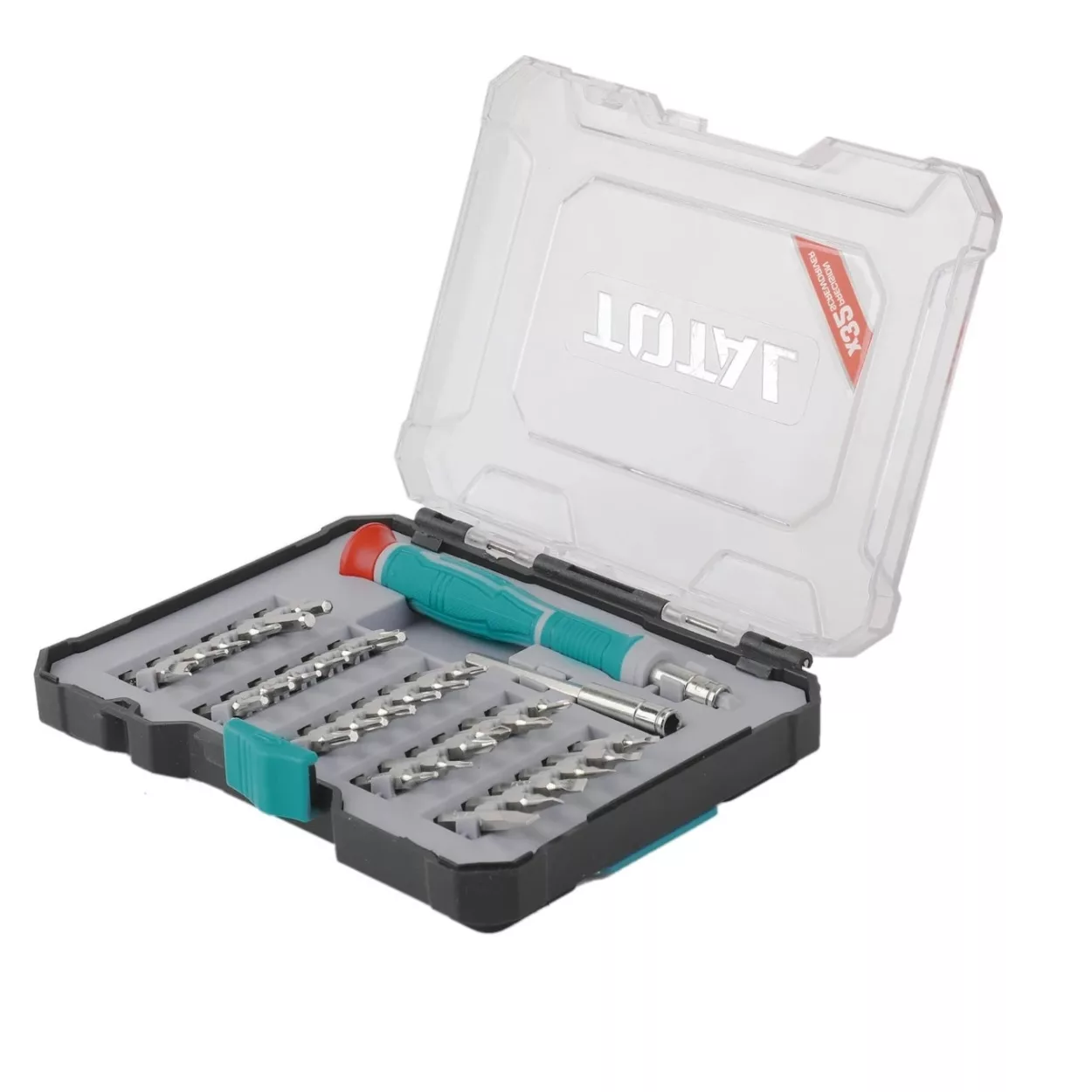 سری پیچ گوشتی موبایلی توتال مدل TACSD30326 بسته 32 عددی