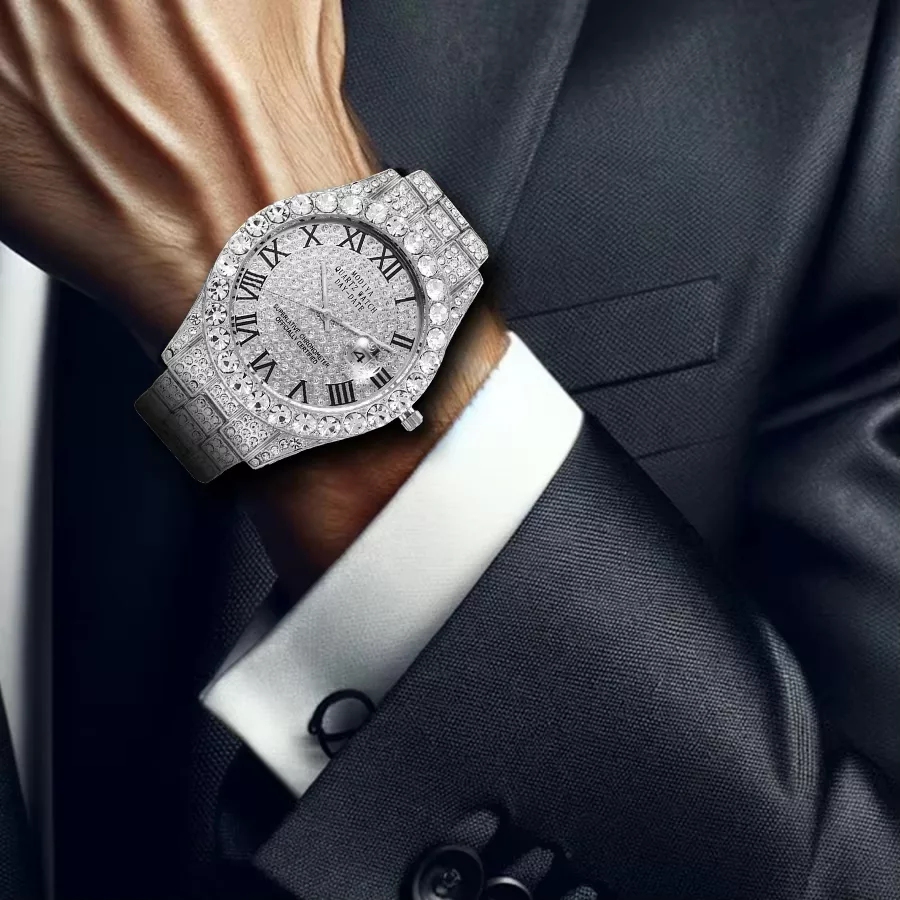 ساعت مچی عقربه‌ای مردانه کوارتز مدل لاکچری کد UNAN-N-J1